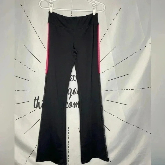 Forever21 Y2K Flare Polka Dot Workout/Gym Mesh Pants - Picture 6 of 8